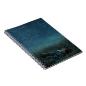 Night Sky Dreamer Grassfield Notebook ノートブック (右側)