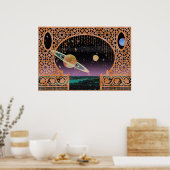 Night Sky on Risa to Interplanetary Travel ポスター (キッチン)