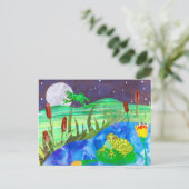 Night Songs Frogs ポストカード (スタンド正面)