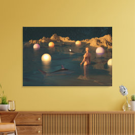 Night Swimming キャンバスプリント