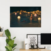 Night Swimming ポスター (ホームオフィス)