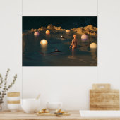 Night Swimming ポスター (キッチン)