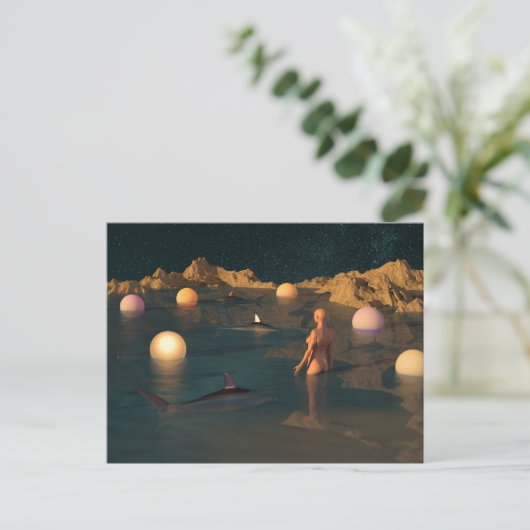 Night Swimming ポストカード (スタンド正面)