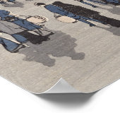 Night time view of Saruwaka Street ポスター (角)