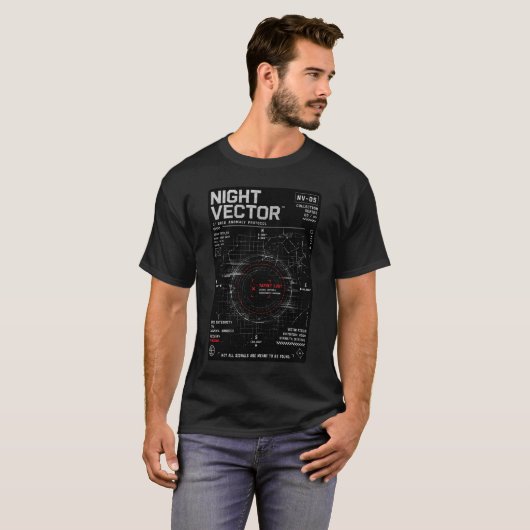 Night Vector | Grid Anomaly Protocol Tシャツ (正面フル)