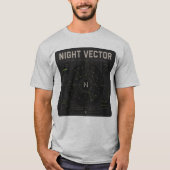 Night Vector | Grid Lock Signal Mapping tee Tシャツ (正面)