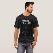 Night Vector | Trace Blackout Protocol Tシャツ (正面フル)