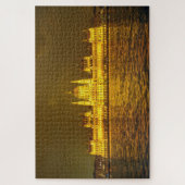 Night View, Hungarian Parliament, Budapest Hungary ジグソーパズル (縦)