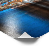 Night view taken in Kobe, Japan フォトプリント (角)