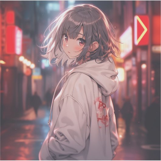 Night walk シール (正面)