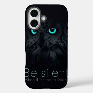 Night Watcher Owlデザインfor iPhone 16バックカバー iPhone 16ケース