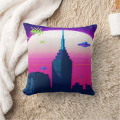 Night Waves and Vapor Daze クッション (ブランケット)