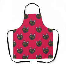 Night Whisper Cat Lovers Apron