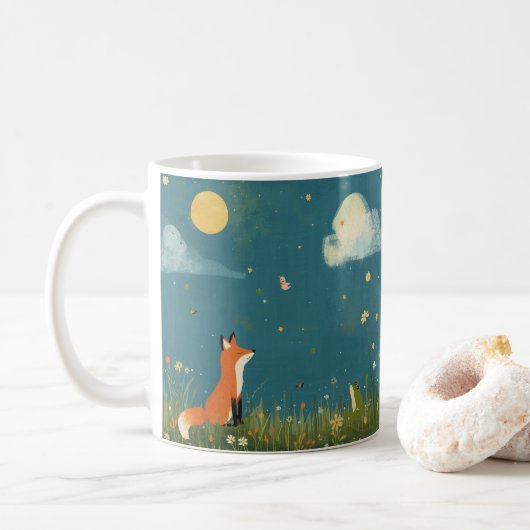 Night Whispers – Kind_Ones Dreamy Forest Mug コーヒーマグカップ (ドーナツ)