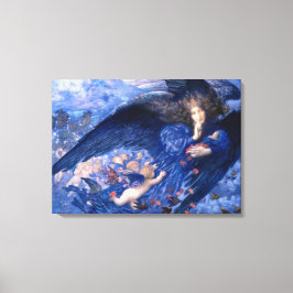 Night with Her Train of Starsファインアート キャンバスプリント