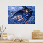 Night with Her Train of Starsファインアート ポスター (キッチン)