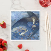 Night with her Train of Stars (Angel with Cherubs) スタンダードランチョンナプキン (インサイチュ)