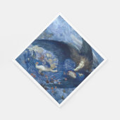 Night with her Train of Stars (Angel with Cherubs) スタンダードランチョンナプキン (角)