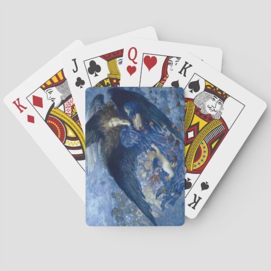 Night with her Train of Stars (Angel with Cherubs) トランプ (裏面)