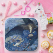 Night with her Train of Stars (Angel with Cherubs) ペーパープレート (パーティー)