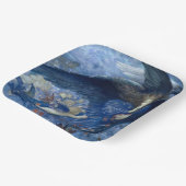 Night with her Train of Stars (Angel with Cherubs) ペーパープレート (傾斜あり)