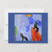 Night Wolves Magic Postcard (正面)