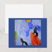 Night Wolves Magic Postcard (正面/裏面)