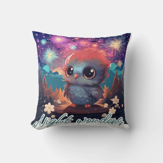 Night wonders クッション (正面)