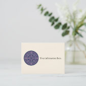 Nightbloomingの曼荼羅との名刺のテンプレート 名刺 (スタンド正面)