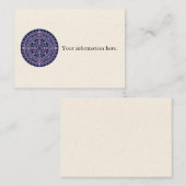 Nightbloomingの曼荼羅との名刺のテンプレート 名刺 (正面/裏面)