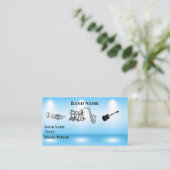 Nightclub Band Standard、3.5インチx 2.0インチ名刺 名刺 (スタンド正面)