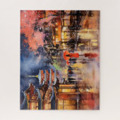 Nightfall in祇園パズル ジグソーパズル (縦)