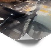 Nightfall in Gion – アートプリントコレクション ポスター (角)