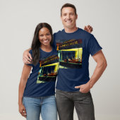 Nighthawks at the Waffle House Retro Parody Art gi Tシャツ (ユニセックス)