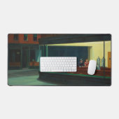 Nighthawks painting by Edward Hopper  デスクマット (キーボード&マウス)