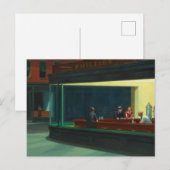 Nighthawks painting by Edward Hopper  ポストカード (正面/裏面)