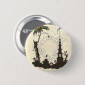 「NightingaleへのHeorhiy Narbut-のイラストレーション 缶バッジ (正面&裏面)