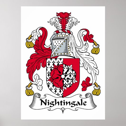 Nightingale Family Crest ポスター (正面)