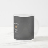 nightmare before coffee フロストグラスマグカップ (正面右)