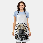 Nightmare Before Coffee Halloween エプロン (着用した状態)