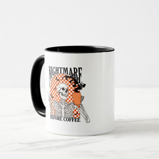 Nightmare Before Coffee Halloween Mug マグカップ (正面左)