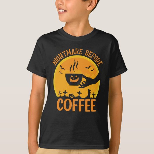 Nightmare before Coffee Tシャツ (正面)