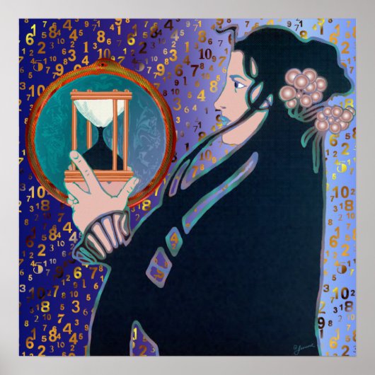 Nights are Numbers Print ポスター (正面)