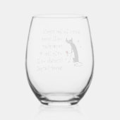 Nights Friends Toastのページ ステムなしワイングラス (裏面)