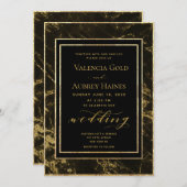 Nights In Granite & 結婚金ゴールドII 招待状 (正面/裏面)