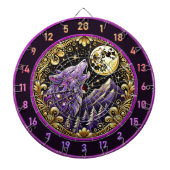 Night's Majesty:紫の狼の凝視 ダーツボード (正面)