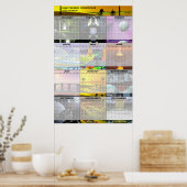 Nightscape Creations 2003 壁掛けカレンダー v1 ポスター (キッチン)