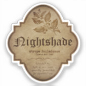 Nightshade Apothecary DC シール (正面)
