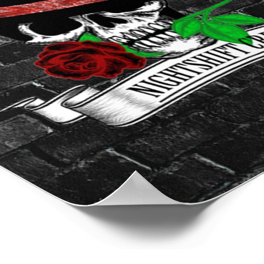 NightShiftクルー記号 ポスター (角)