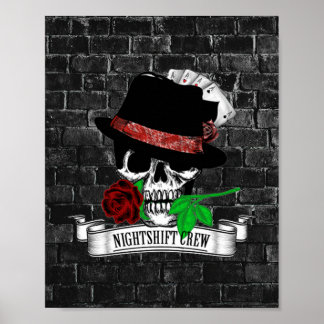 NightShiftクルー記号 ポスター
